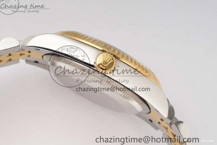 MiroTime 0311 GoodFit DateJust 36 SS YG DIWF 1:1 Best Edition 904L Steel White MOP Diamonds Dial on Jubilee Bracelet SA 2324